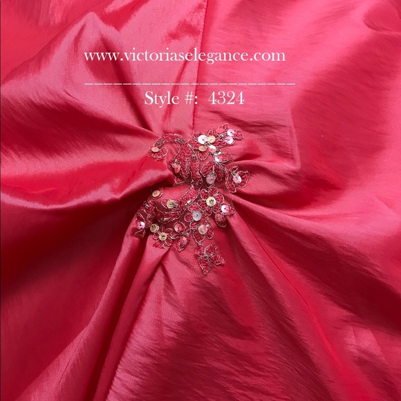 “One of a Kind” Halter Taffetta Ball Gown - Picture 6 of 7